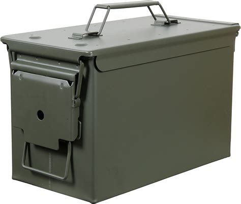 ammo box steel|50 caliber metal ammo box.